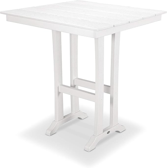 POLYWOOD Bar Table, White | Amazon (US)