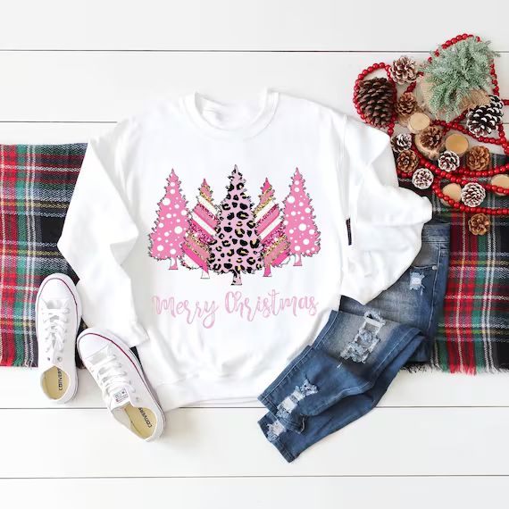Christmas Shirtleopard Print Christmas Shirt Merry Christmas - Etsy | Etsy (US)