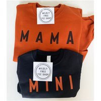 Matching Mama & Mini Fall Sweatshirts, Mommy Me Sweaters, Mother Daughter Shirts, Toddler Girl Shirt | Etsy (UK)