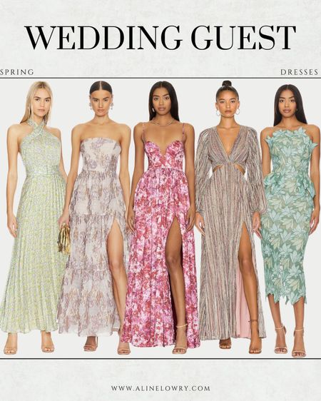 Spring Wedding guest dress. Floral wedding guest dress. Wedding guest dresses, formal dresses. 

#LTKwedding #LTKSeasonal #LTKstyletip