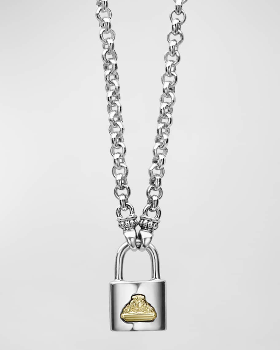 Lagos Beloved Lock Pendant Necklace | Neiman Marcus