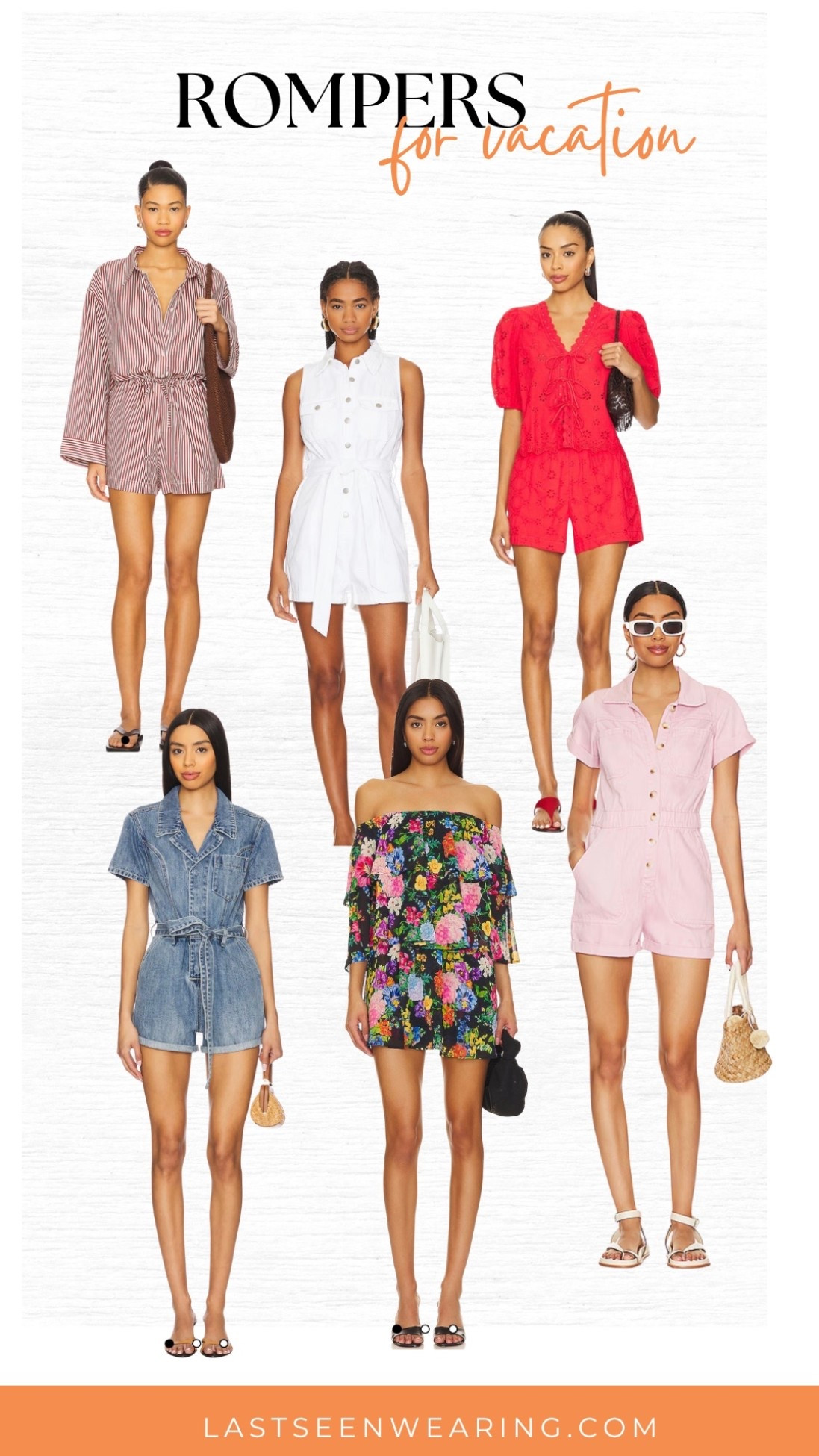 Rompers for Vacation
#summerrompers #vacationromper

#LTKOver40 #LTKSeasonal