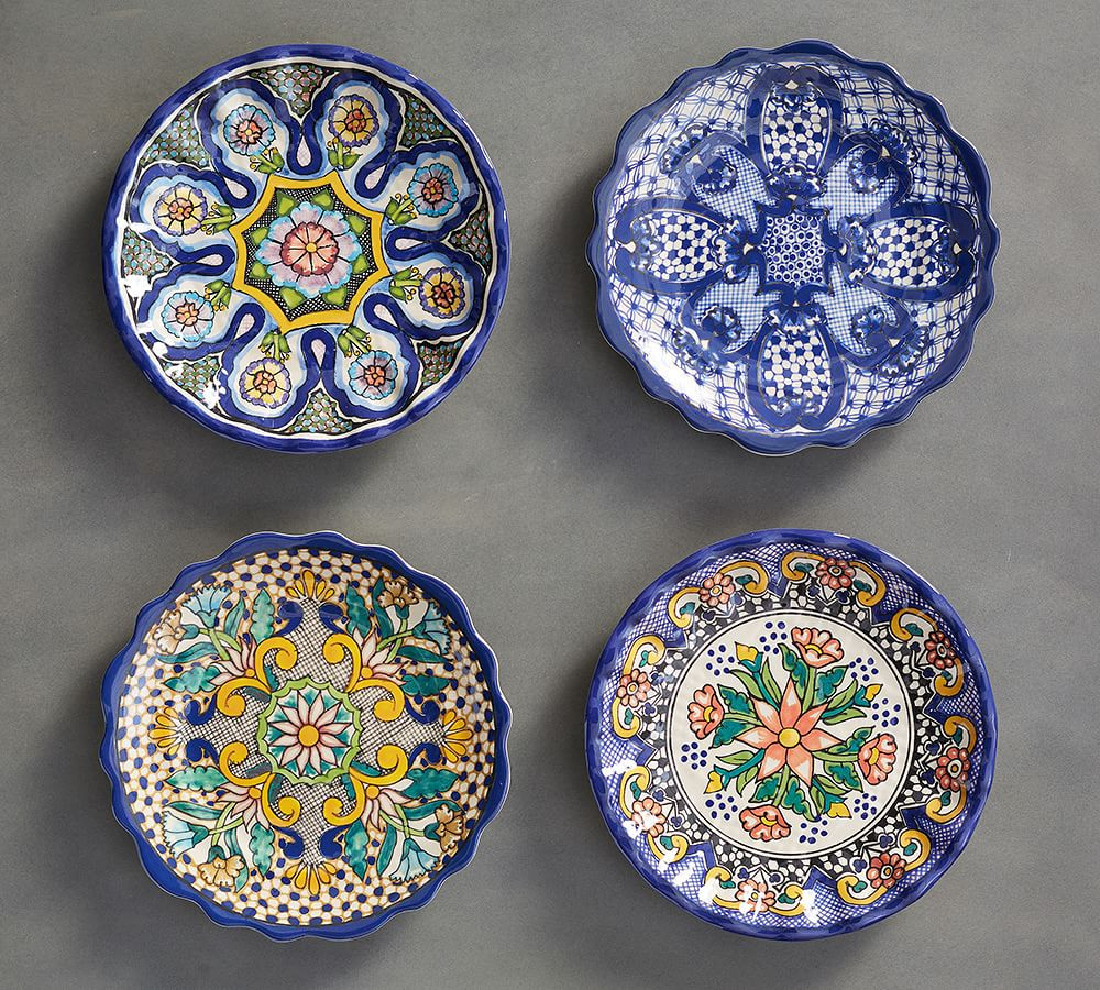 Del Sol Melamine Dinner Plates, Set of 4 - Assorted | Pottery Barn (US)