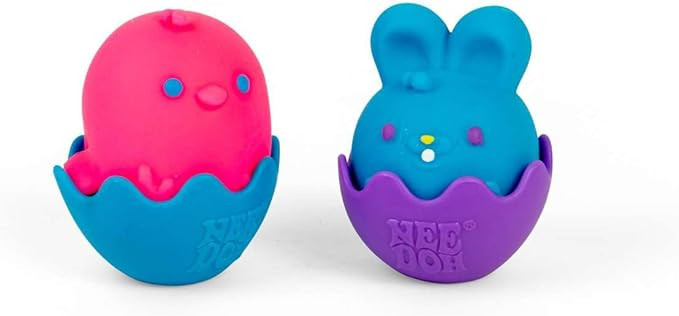 Schylling NeeDoh Bunnies & Chicks - Sensory Toys with a Satisfying Dough Filling - A Mix of Squis... | Amazon (US)