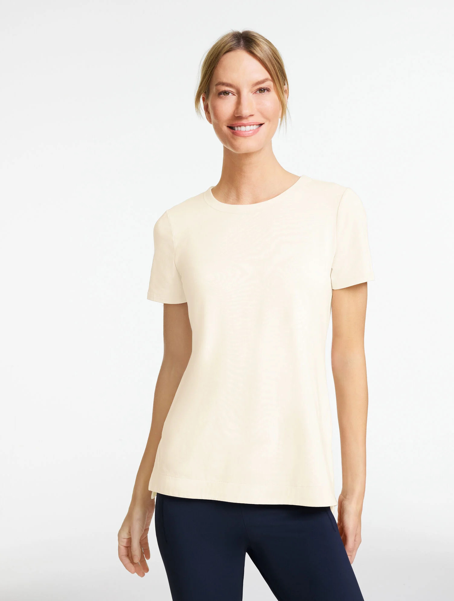 Supersoft Jersey Short Sleeve Crewneck Tee | Talbots