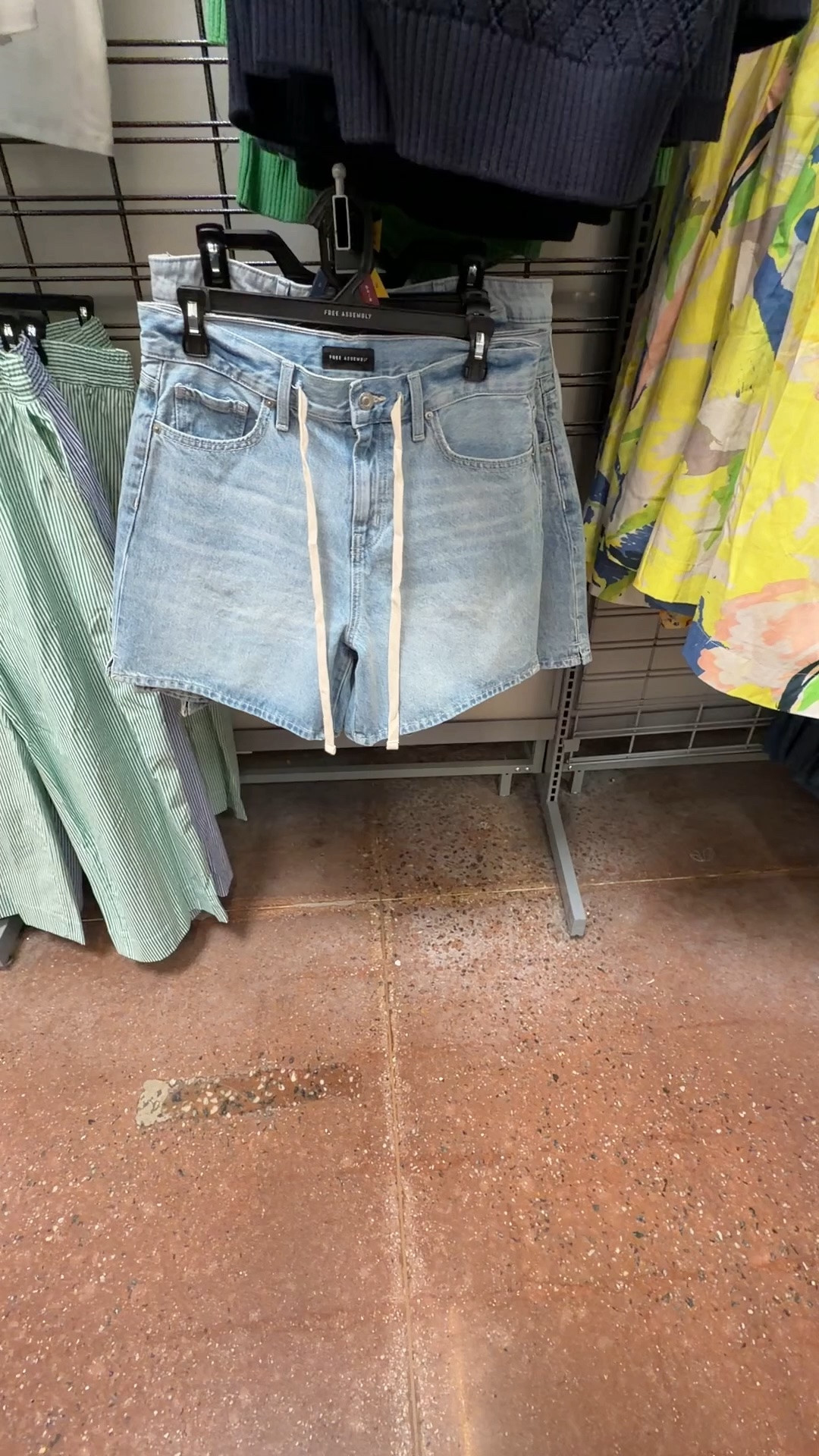 Free assembly drawstring denim shorts

#LTKootd #LTKOver40 #LTKPetite