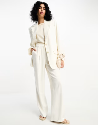 NA-KD x Lima Che tie detail blazer and pants set | ASOS (Global)