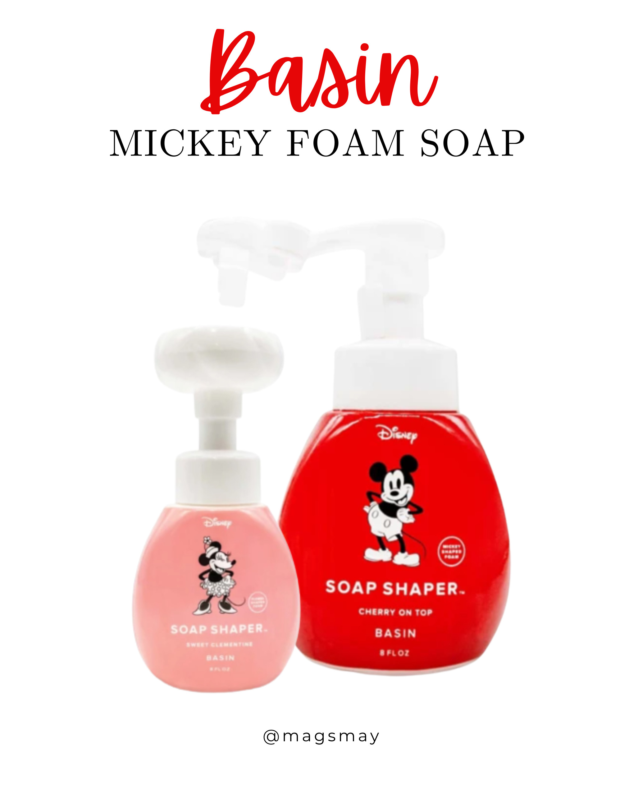 Mickey Mouse soap, Mickey shaped foaming hand soap, Disney merch, Basin soap, Scheels Mickey and Minnie soap shaper  

 #LTKGiftGuide #LTKHome #LTKFamily
