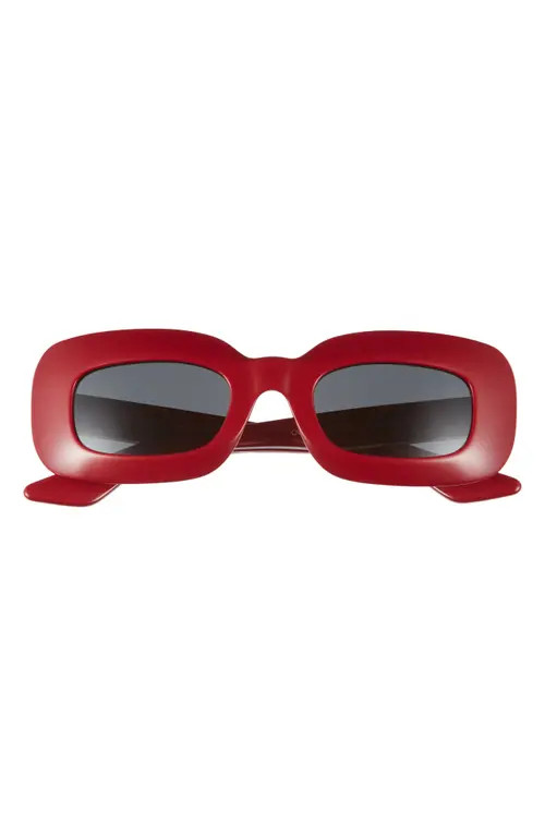 Oliver Peoples 1966C 49mm Square Sunglasses in Red at Nordstrom | Nordstrom