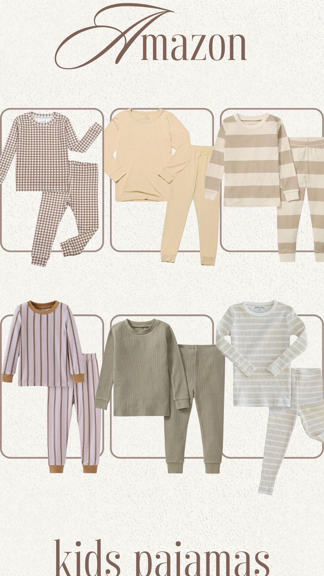 Neutral kids pajamas from Amazon! 

Kids pajamas, neutral pajamas, pajamas 



#LTKKids #LTKmomlife #LTKBaby