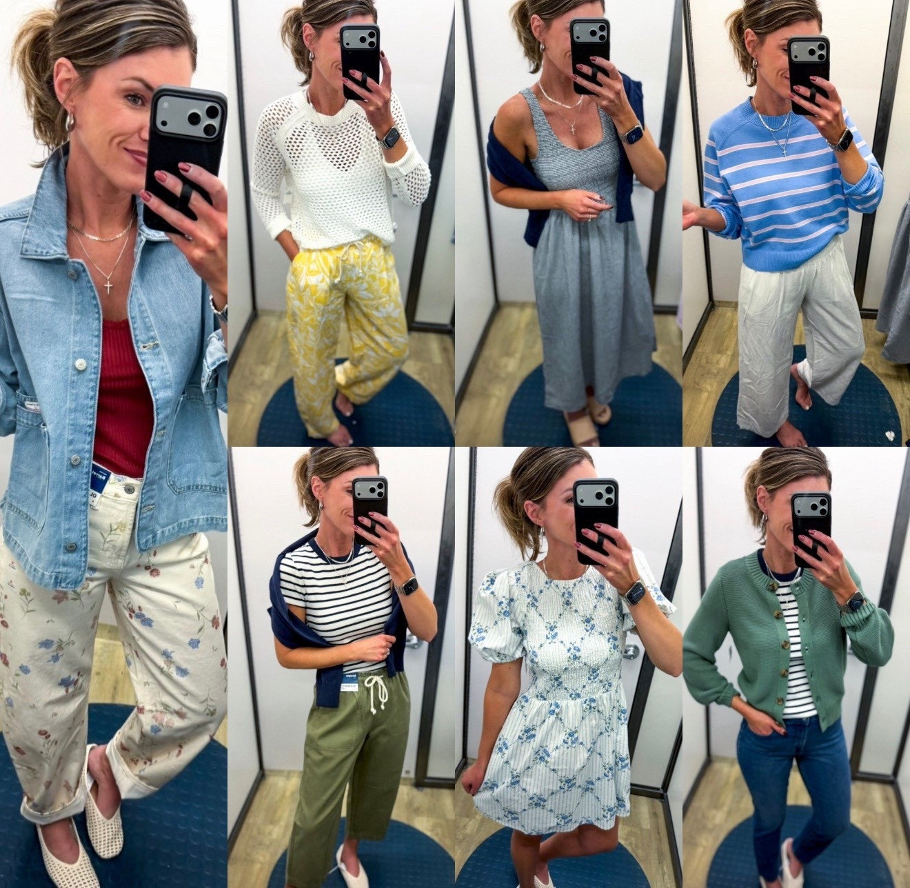 All part of the 50% off sale!! 
Old Navy new arrivals!! 
Tops/ small
Dresses / small
Denim jacket / medium 
Floral pants / 6 (needed 4, run big)
All
Other pants small
Jeans/ 8
Cardigan / medium 

#LTKmomlife #LTKSeasonal