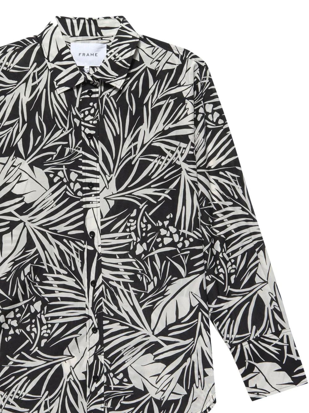 The Oversized leaf-print shirt | Farfetch Global