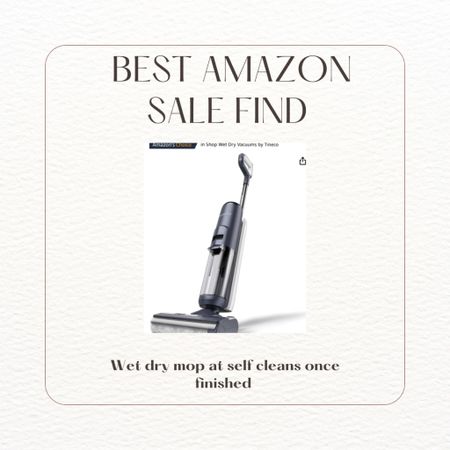 The best Amazon find of 2024! I love my wet dry mop! I use it everyday and best of all when my kids spill juice I don’t have to freak out about the floor being sticky because it literally takes care of the mess and leaves no trace! 

#LTKsalealert