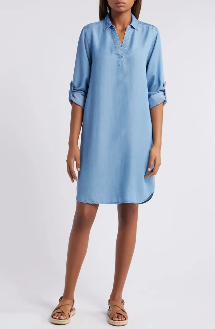 beachlunchlounge Emelia Long Sleeve Shift Dress | Nordstromrack | Nordstrom Rack