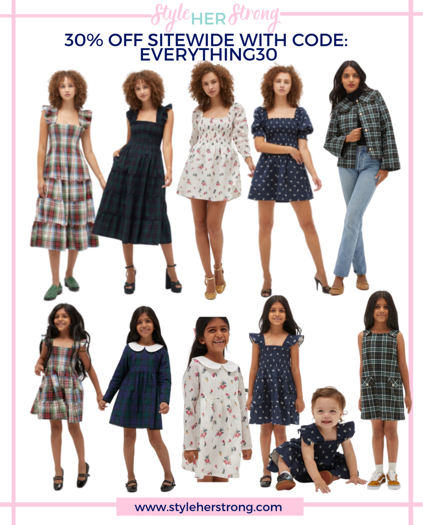 Mommy and me matching holiday dresses on sale for 30% off 

#LTKCyberWeek #LTKGiftGuide #LTKHoliday