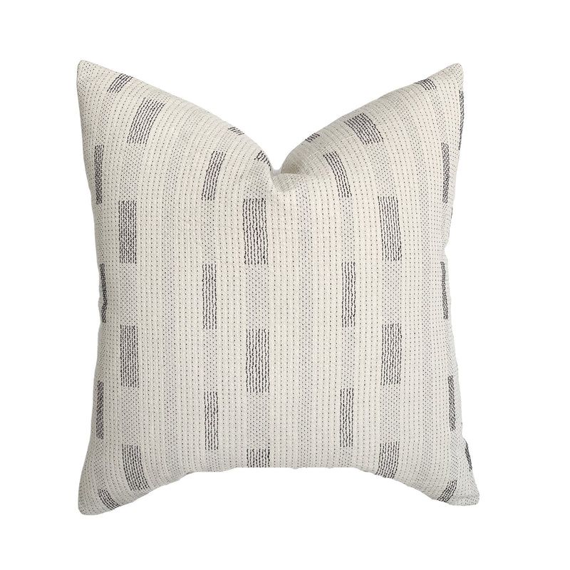 Smith | Woven Stripe Pillow Cover | Linen & James