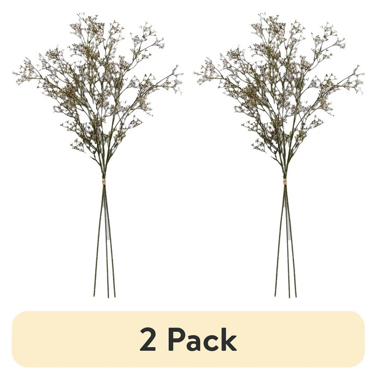(2 pack) Better Homes & Gardens 33"H Artificial Indoor Dried Rice Stem Bundle, Set of 3 | Walmart (US)