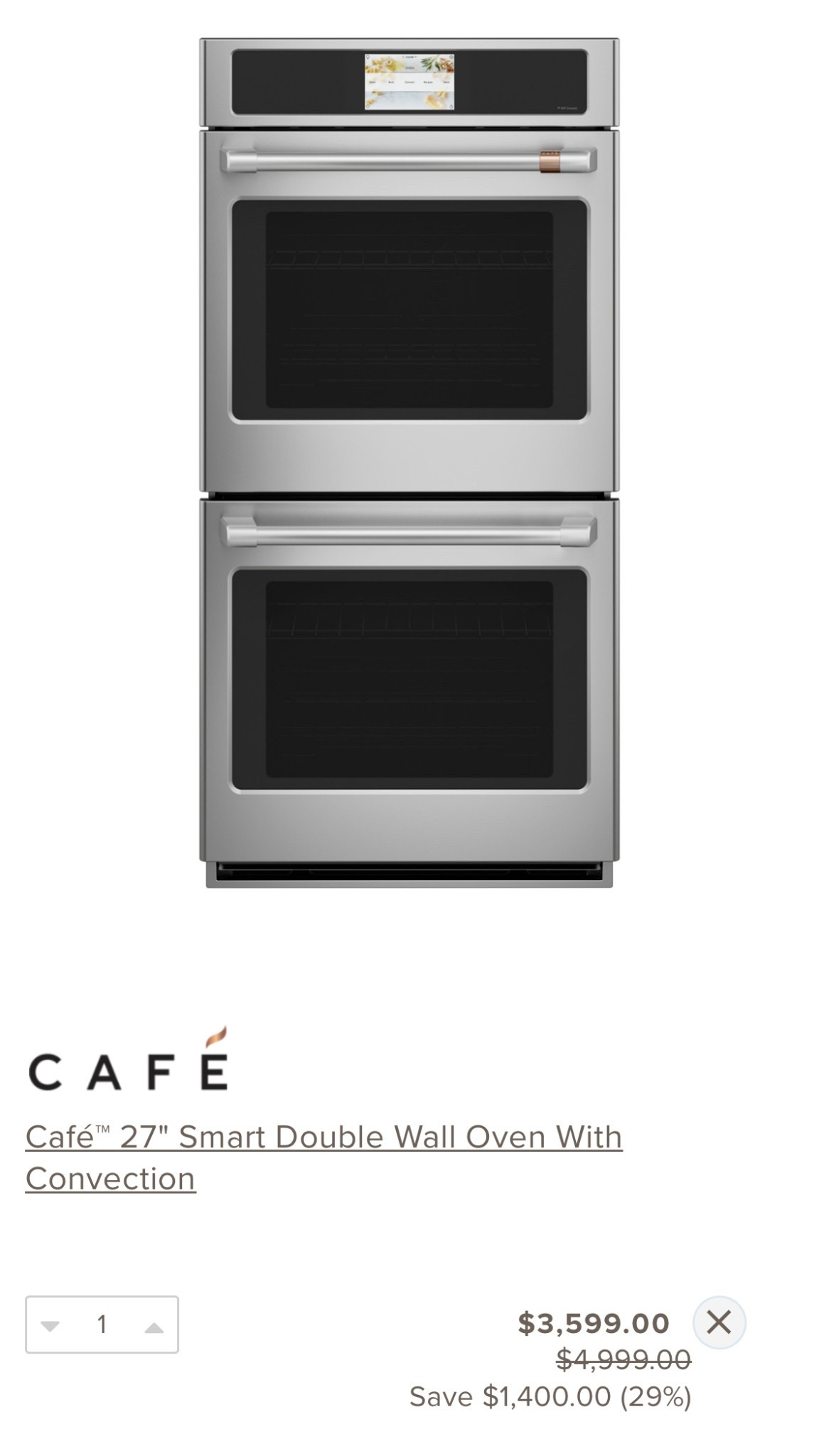 We decided to go with the cafe appliances for the kitchen renovation! 

#LTKHome