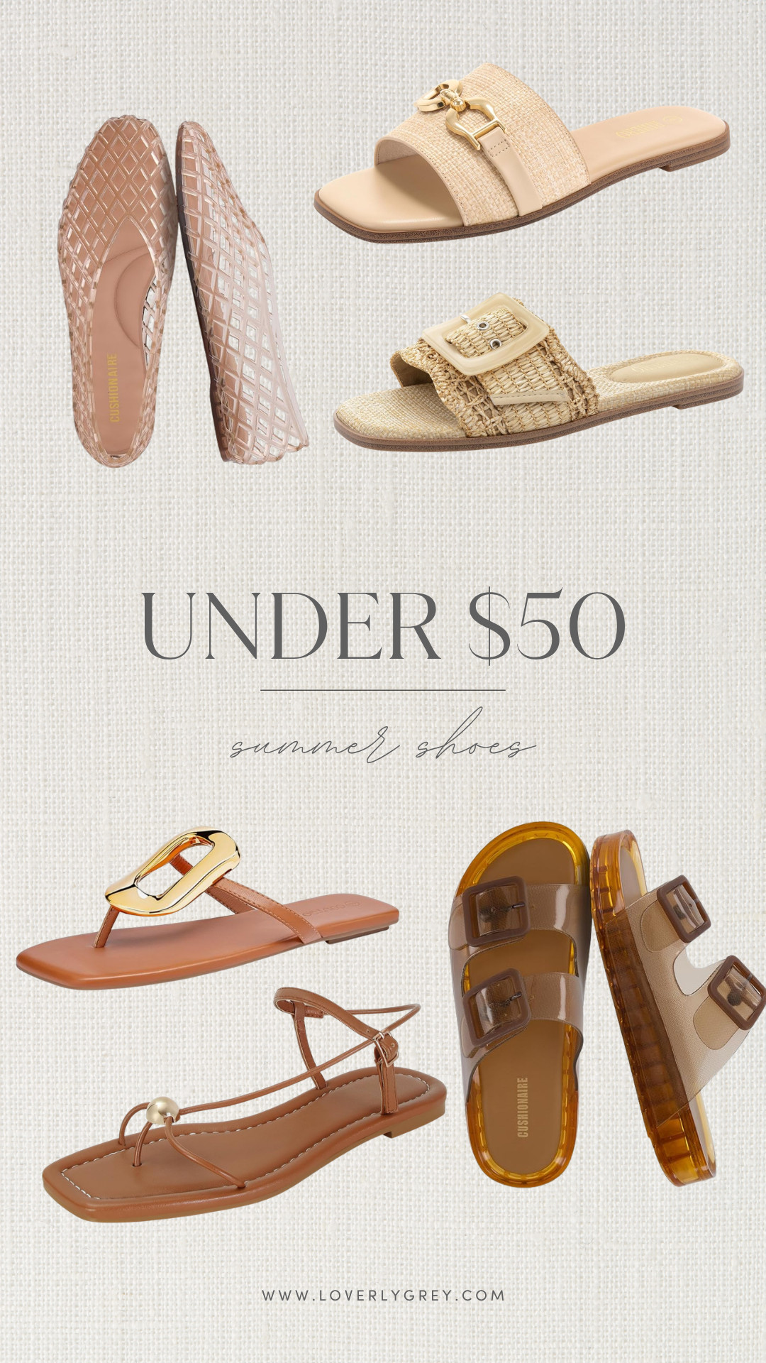 The prettiest neutral sandals and slides to instantly upgrade your warm-weather footwear wardrobe! Grab these comfortable, top-rated styles before they sell out for the season. Loverly grey, Amazon fashion, summer style finds, flat sandals, budget fashion 

 #LTKgrwm #LTKootd #LTKSeasonal