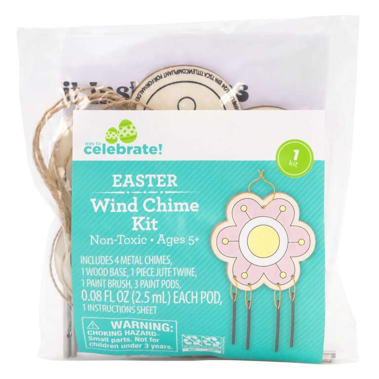 Easter Wind Chime Kit, Daisy, by Way To Celebrate | Walmart (US)