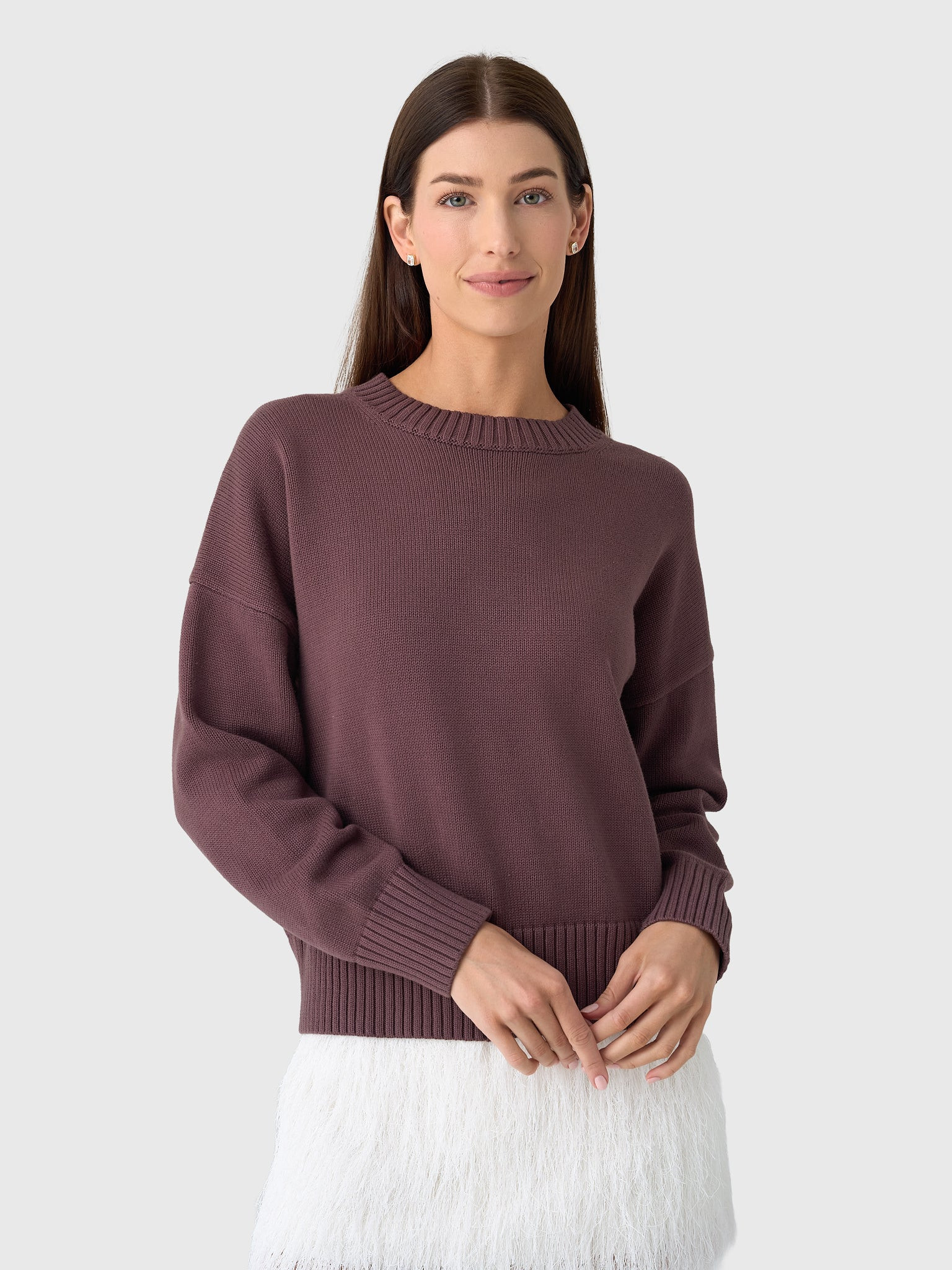 PERFECT WHITE TEE
                      
                     Women's Janet Cotton Sweater | Saint Bernard