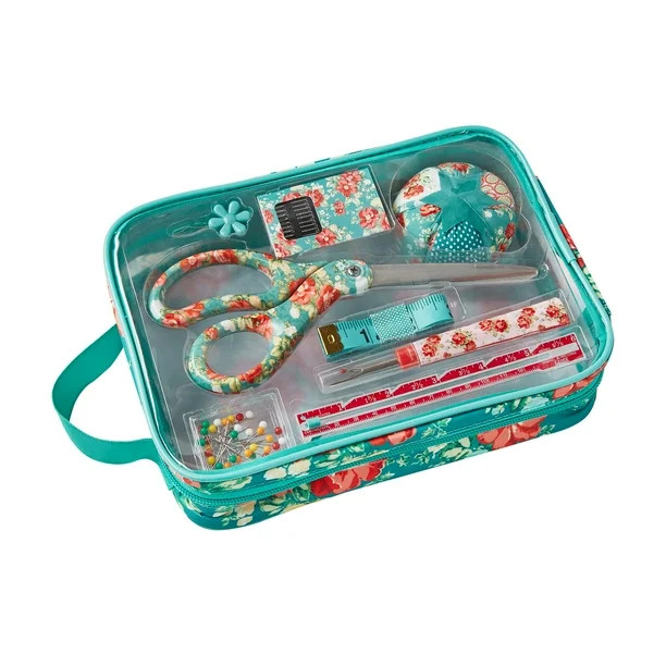 The Pioneer Woman Vintage Floral Sewing Kit | Walmart (US)