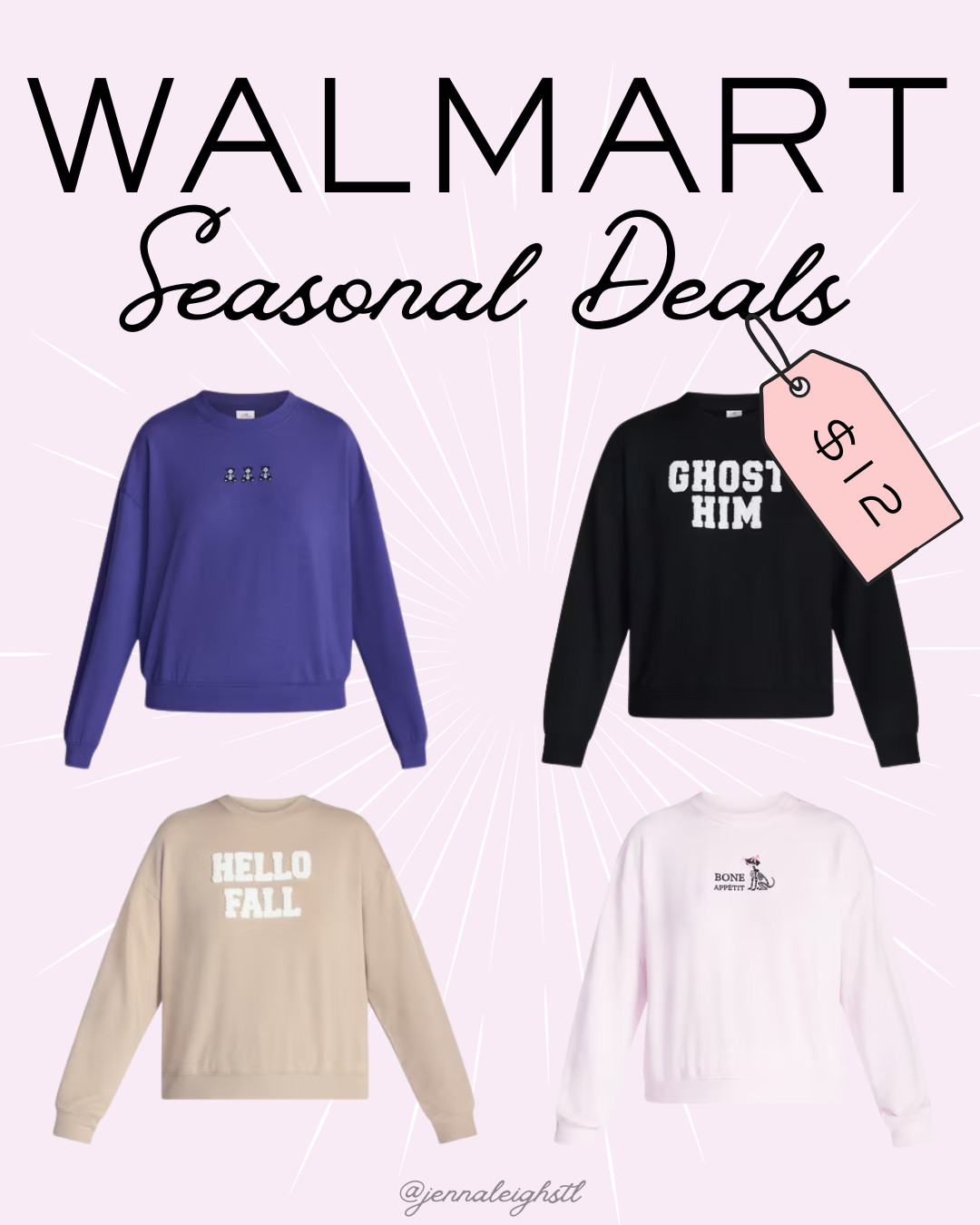 Walmart deal on these Halloween and fall women’s French terry knit lounge tops! 🎃🍂 Long sleeves and cozy fabric make these perfect for lounging at home all season. So many cute prints to choose from! 

 #LTKSeasonal #LTKSaleAlert #LTKMidsize