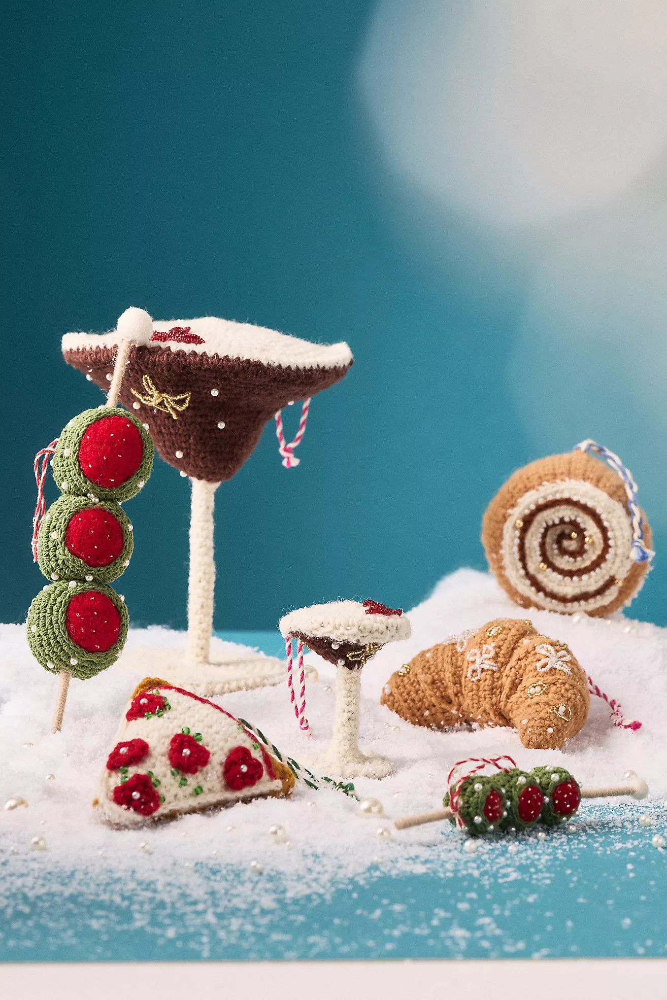 Snacks & Sips Crochet Ornament | Anthropologie (US)