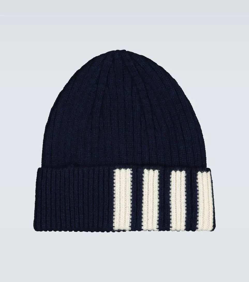 Ribbed striped cashmere hat | Mytheresa (INTL)