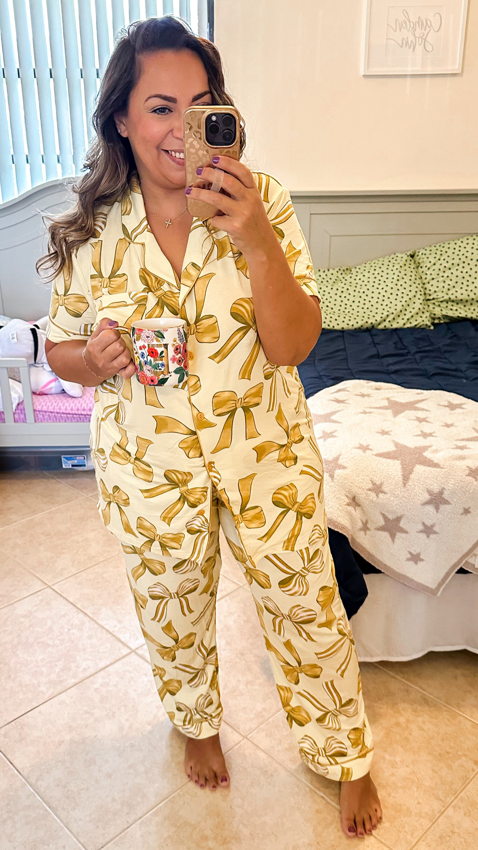 • pajamas - In My Sundays 
• mug - Anthropologie (similar styles linked) 
• blanket - The Styled Collection 

#LTKHome #LTKFindsUnder100