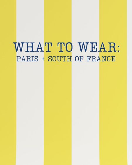 What to wear: A trip to Paris and the South of France 
🇫🇷 



#LTKMidsize #LTKStyleTip #LTKTravel