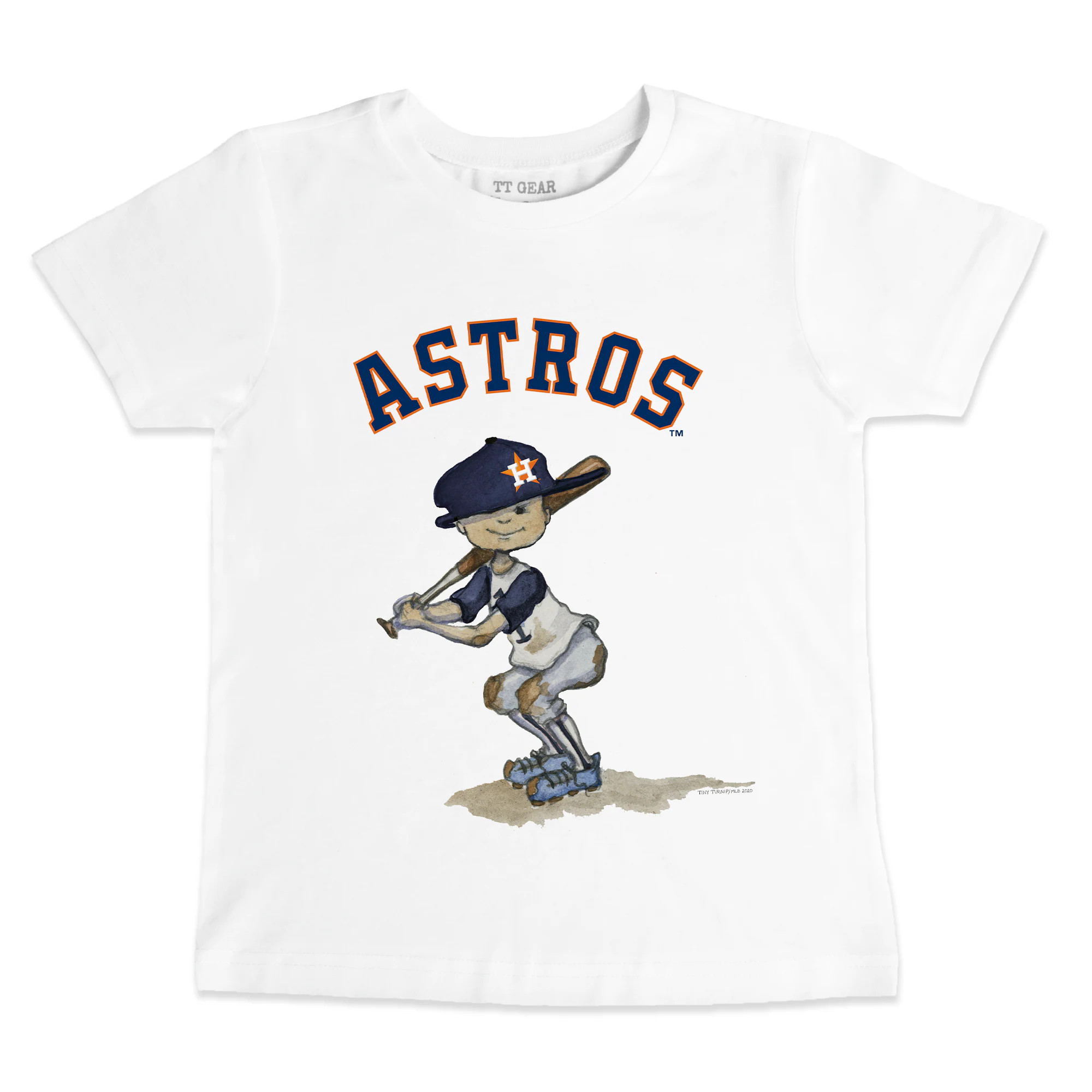 Houston Astros Tiny Turnip Toddler Team Slugger T-Shirt - White | Fanatics
