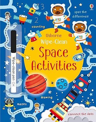 WIPE-CLEAN SPACE ACTIVITIES     Paperback – Aug. 22 2018 | Amazon (CA)