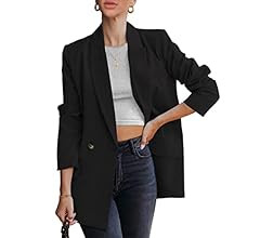 luvamia Blazer Jackets for Women Work Casual Office Long Sleeve Fashion Dressy Business Outfits | Amazon (US)