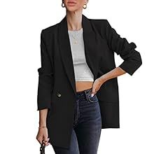 luvamia Blazer Jackets for Women Work Casual Office Long Sleeve Fashion Dressy Business Outfits | Amazon (US)