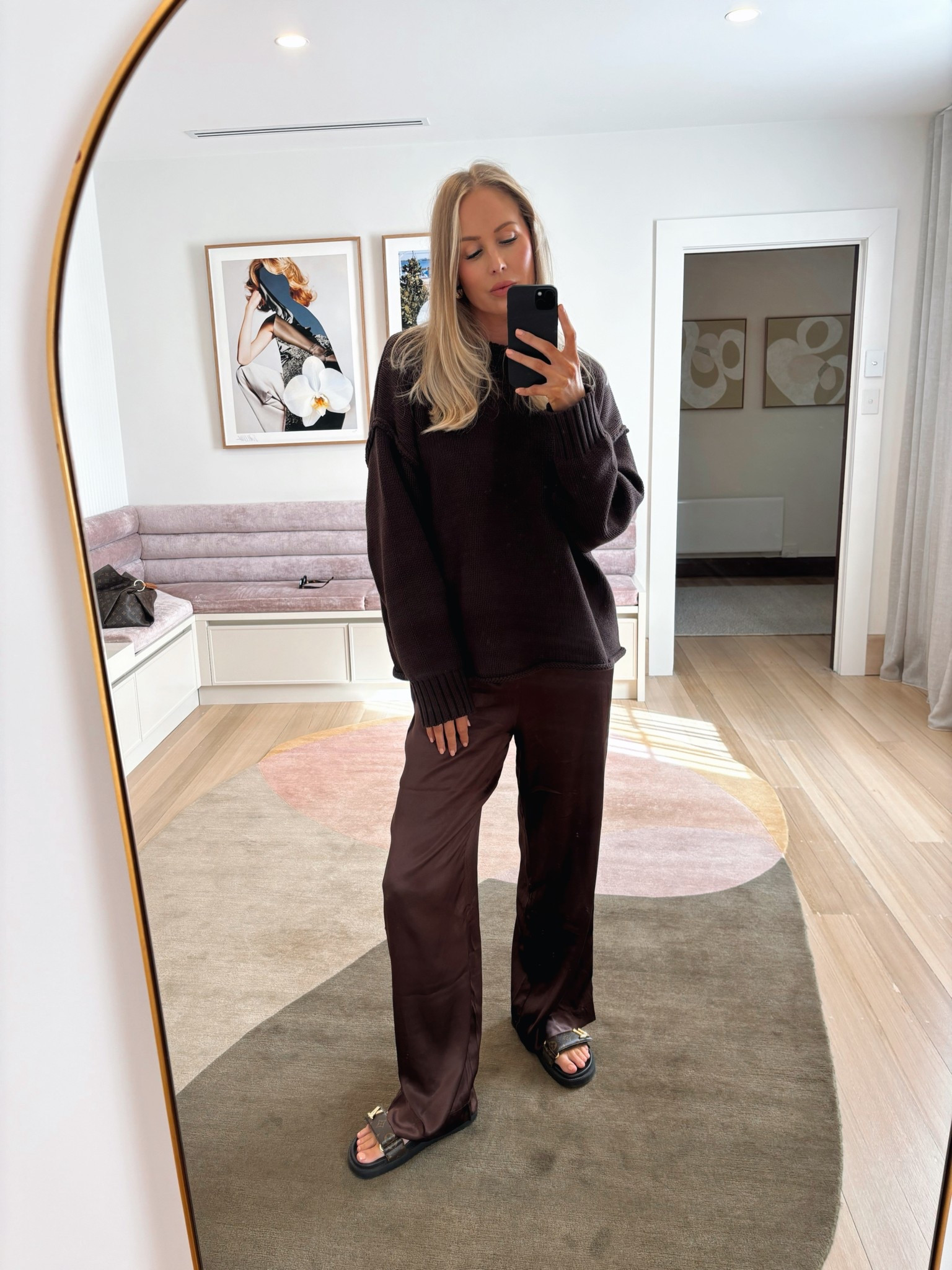 Forever love a tonal moment. Wearing a
medium in the knit and a size 10 in the pants. 

#LTKautumn #LTKaustralia #LTKstyletip