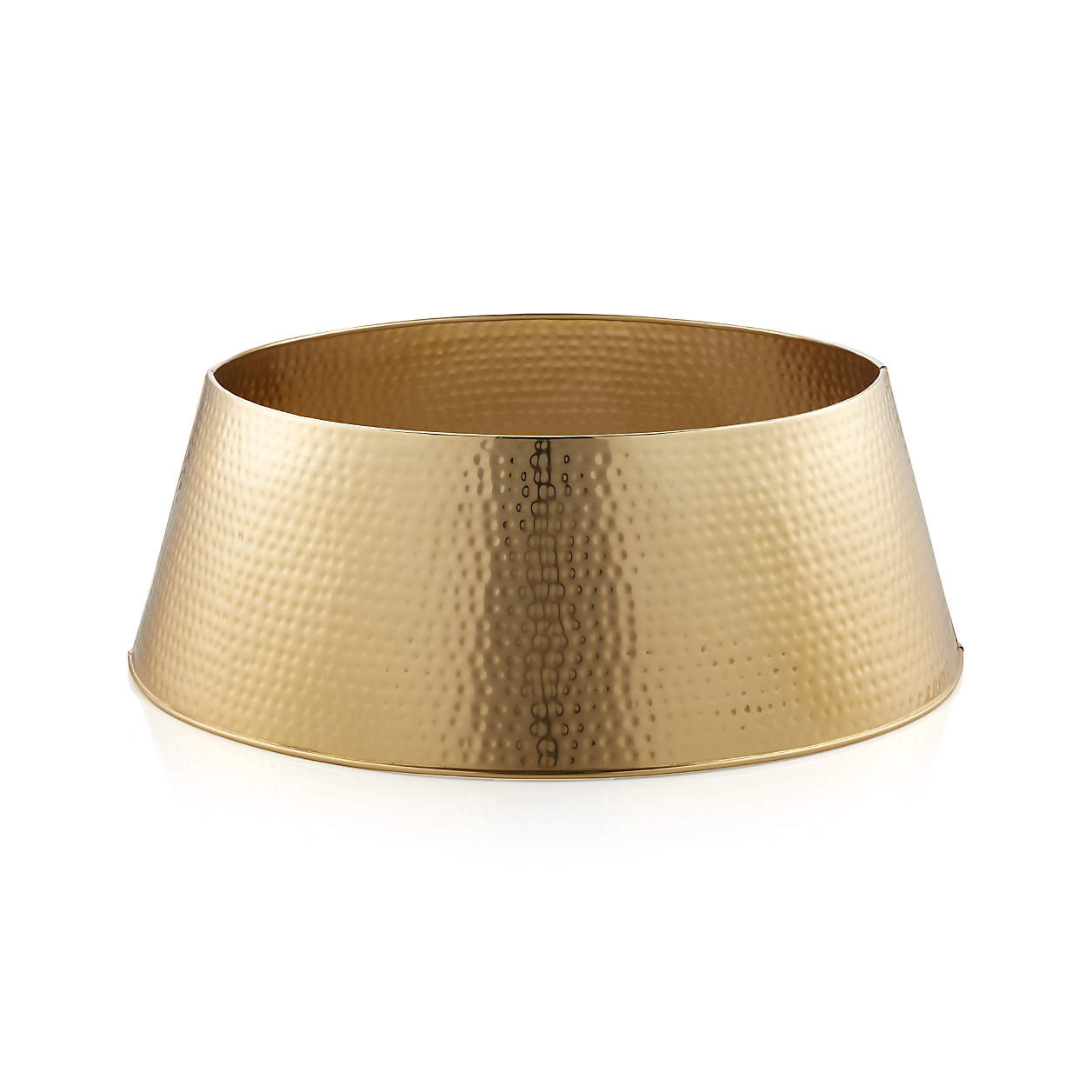 Bash Gold Christmas Tree Collar + Reviews | Crate and Barrel | Crate & Barrel