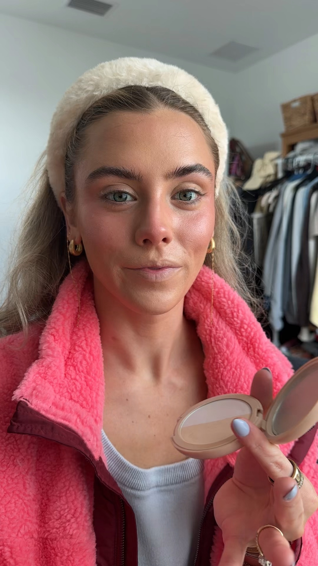 Code SLOANE! LoveBeam® Setting Powder brings together two complementary powders—one to brighten, one to blur—for a soft-focus diffused finish. Use them solo or swirl together for customizable coverage that brightens, blurs, and stays put. Powered by 3% squalane and packed with skincare-level ingredients like peptides and coffee butter, this talc-free formula is made to lock in your look without dulling it down. 
 
Shade Descriptions:
111 New Beginnings - Brightening Cool Lavender / Blurring Neutral Ivory
222 All Is Well - Brightening Soft Pink / Blurring Peachy Beige
333 Love & Protection - Brightening Golden Peach / Blurring Warm Honey
444 The Right Road - Brightening Warm Honey / Blurring Warm Mocha
555 Good Vibes - Brightening Neutral Cocoa / Blurring Espresso

#LTKFindsUnder50 #LTKgrwm #LTKBeauty