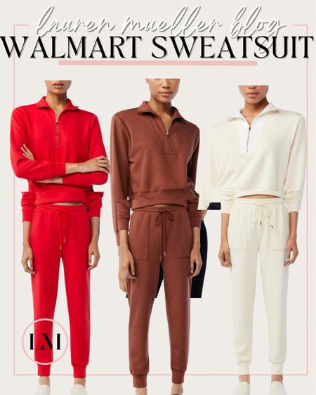 matching set // sweatsuit // sweatshirt and sweatpants // Walmart fashion // 

#LTKunder50 #LTKcurves #LTKfit