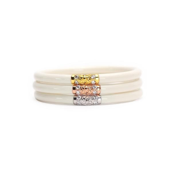 Three Kings All Weather Bangles® (AWB®) - Ivory | BuDhaGirl