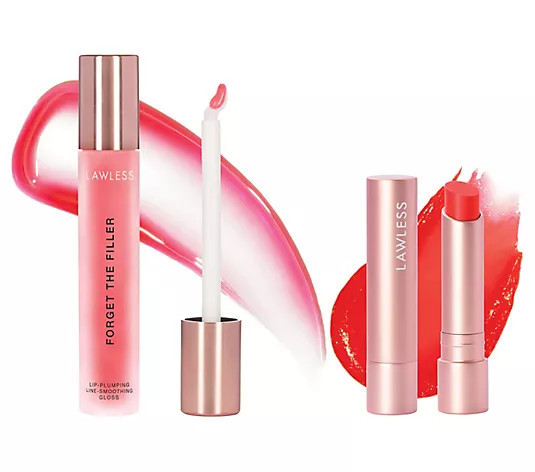 Lawless Beauty Forget the Filler Lip Plumping W inter Queen Se - QVC.com | QVC