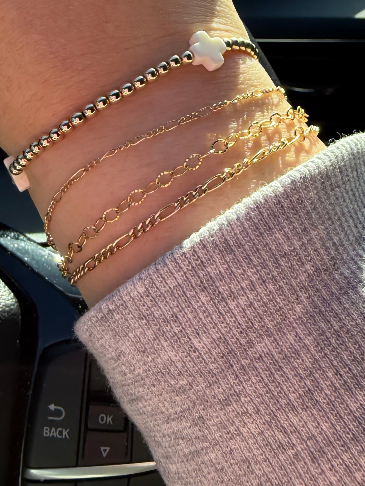 Just discovered enewton bracelets! My lovely friends got me one and I am obsessed! It’s the top one and it looks perfect with my permanent bracelets!