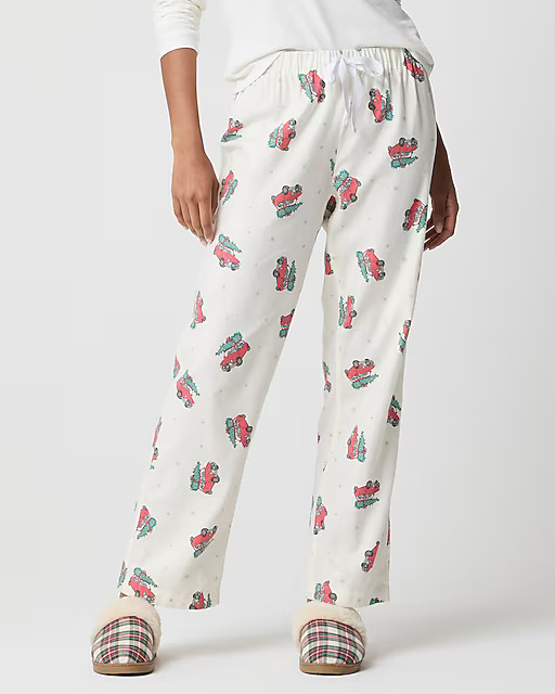 Petite flannel pajama pant | J.Crew Factory