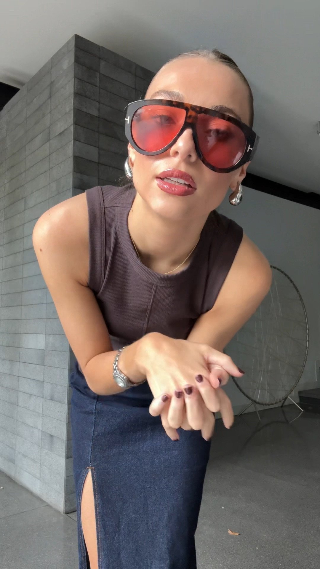 Fit for a wine and a yap 🍷 #tanktop #summer #summershoes 