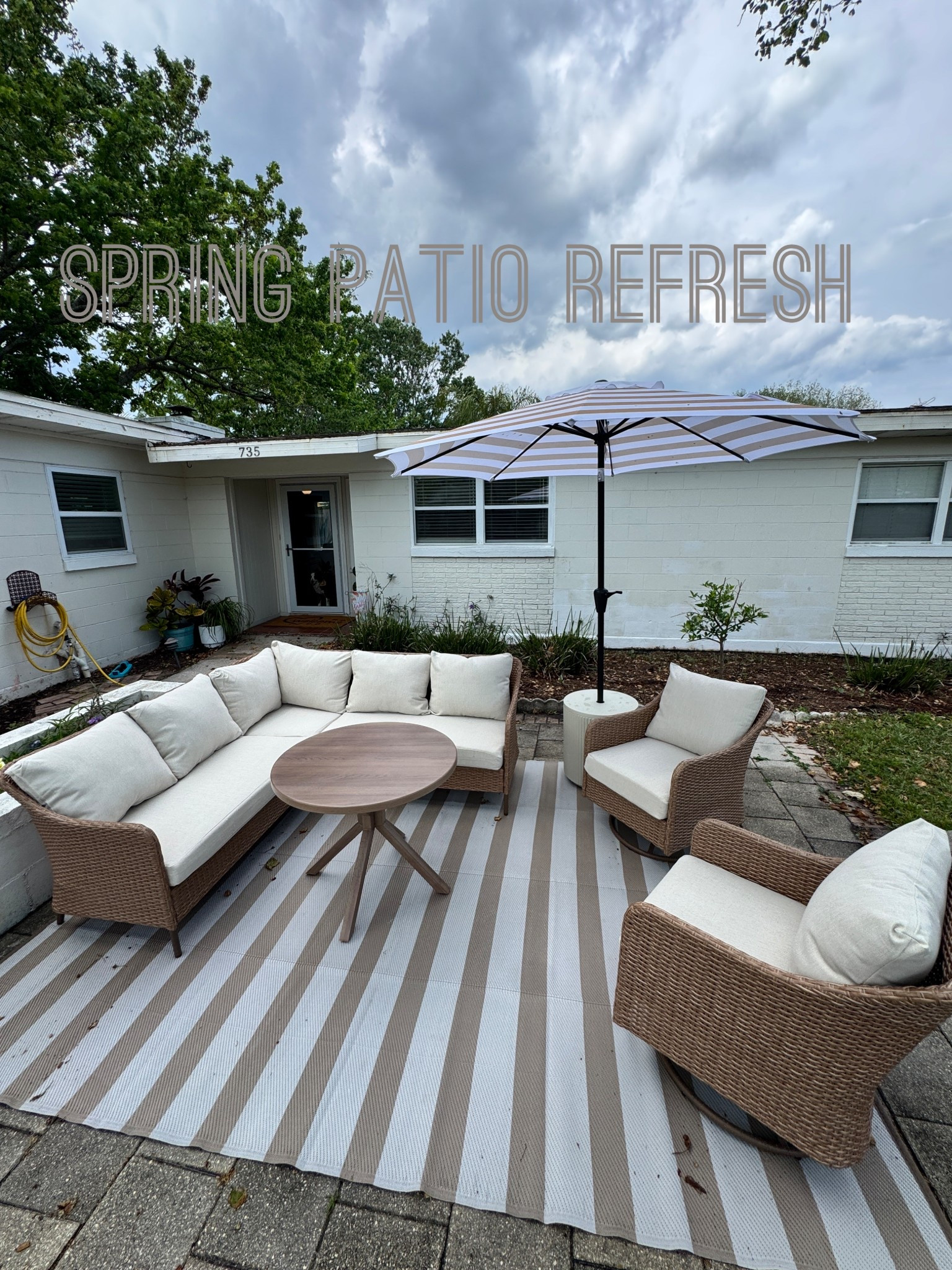 Spring patio refresh from Walmart and on sale!! 

Obsessed! These are affordable and so easy to put together! I did it all by myself! 💪🏻 

I still need to get some outdoor throw pillows. Keep it neutral or add some color? Follow along in @ Roam with Lisa!

#patiorefresh #outdoorspace #outdoordesign

#LTKOver40 #LTKSeasonal #LTKHome