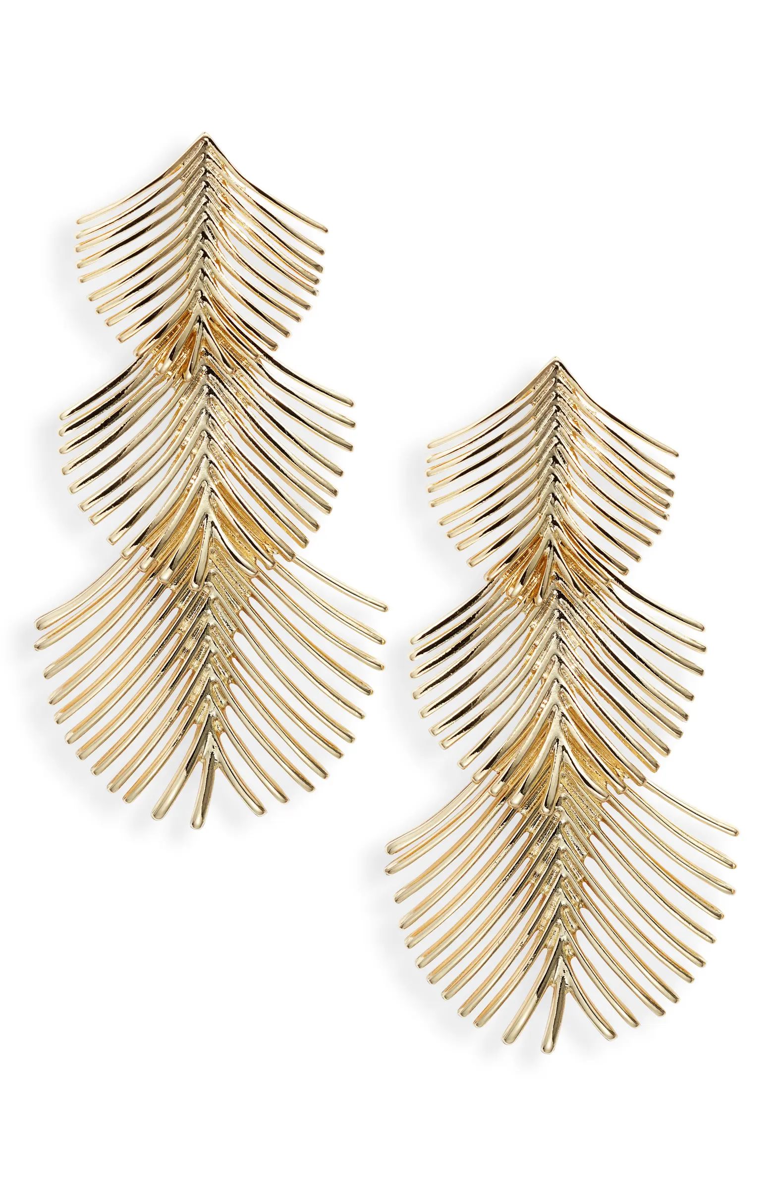 Botanical Triple Drop Earrings | Nordstrom