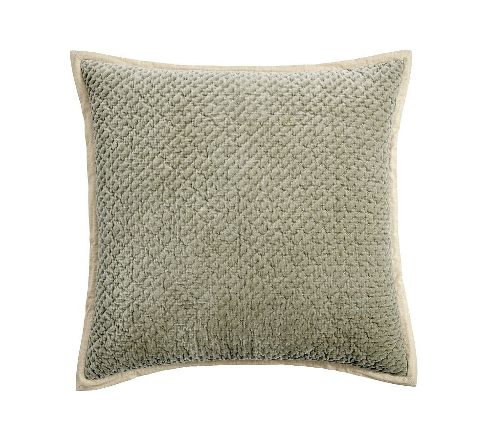 Cross Stitch Velvet Quilt & Shams | Pottery Barn (US)