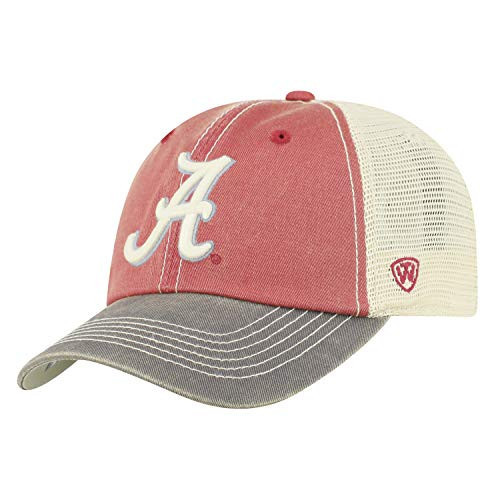 Top of the World Alabama Crimson Tide Men's Relaxed Fit Adjustable Mesh Offroad Hat Team Color Icon, Adjustable | Amazon (US)