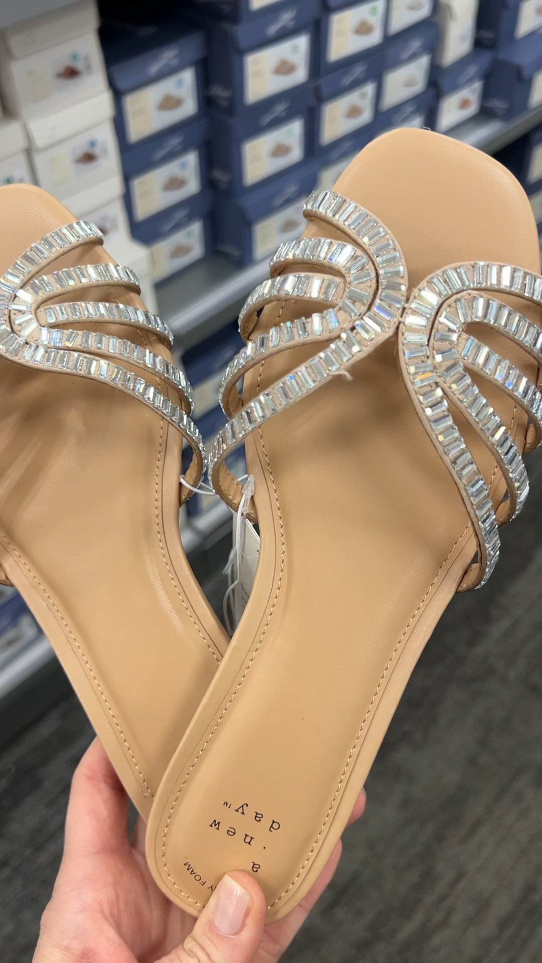 New sandals at Target, so sparkly! 🤩