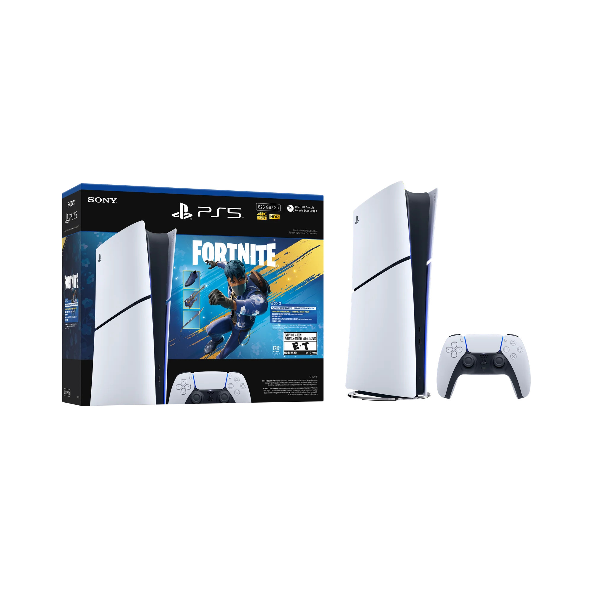 PlayStation 5 Digital Edition 825GB - Fortnite Flowering Chaos Bundle | Walmart (US)